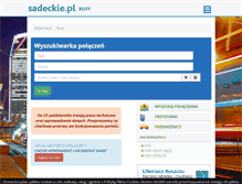 Tablet Screenshot of busy.sadeckie.pl